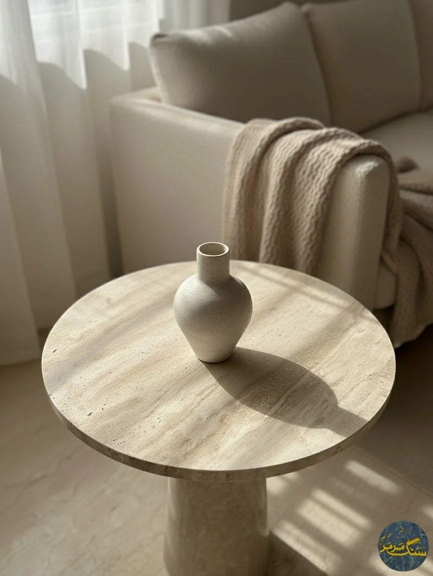 Travertine Coffee Table