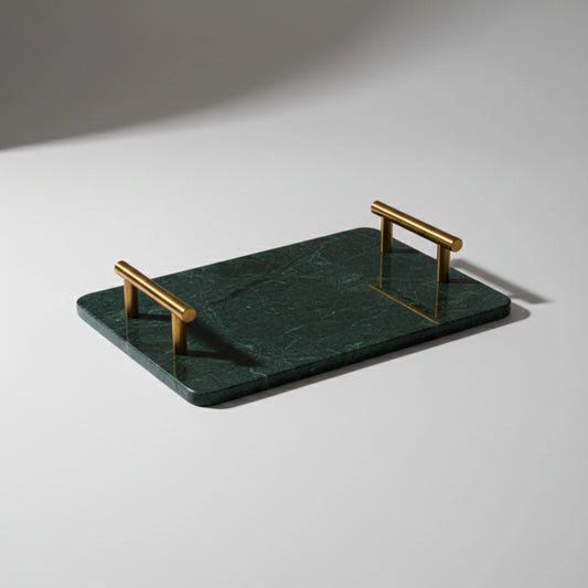 Green Marble Platter