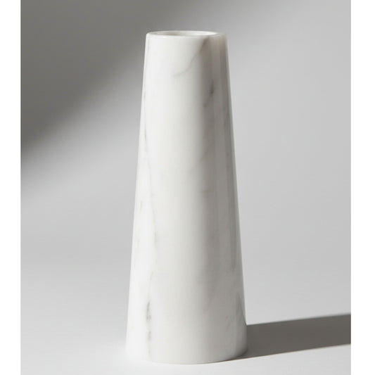 White Ziarat Marble Vase
