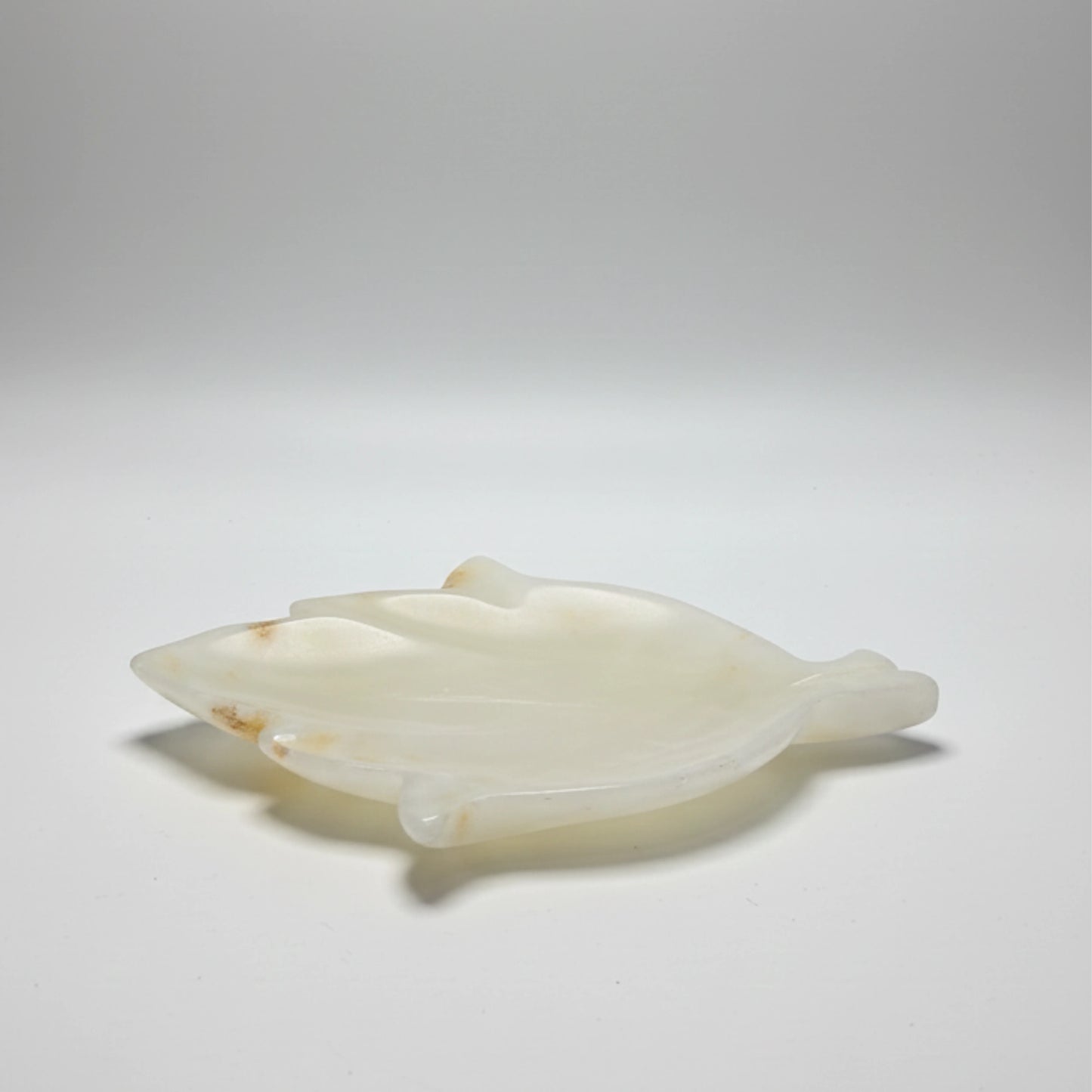 Opaline Leaf Onyx Jewelry Dish