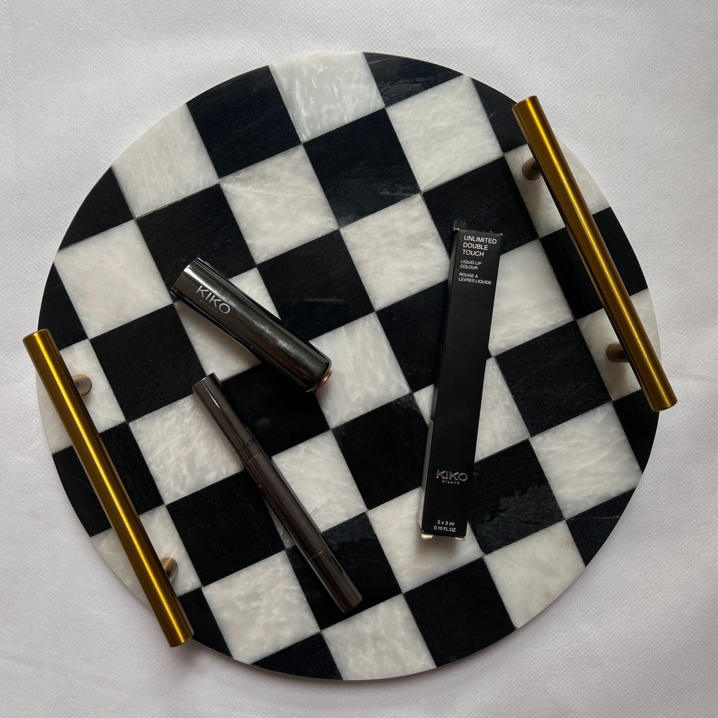Chess Round Marble Tray - Premium Checkmate Collection