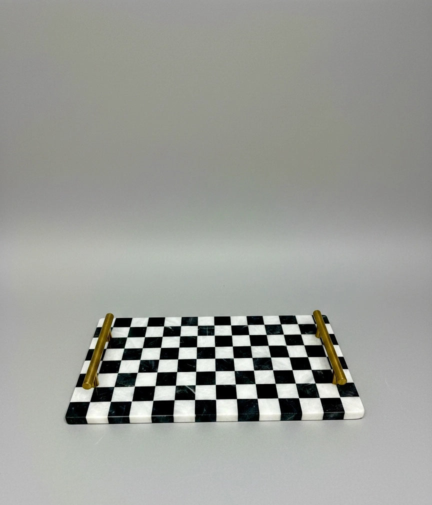 Chess Marble Platter – Checkmate Collection