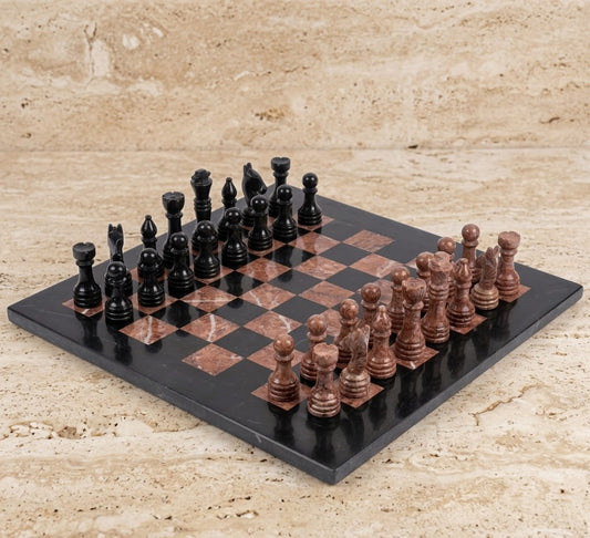 handcrafted Black and Pink Chessboard