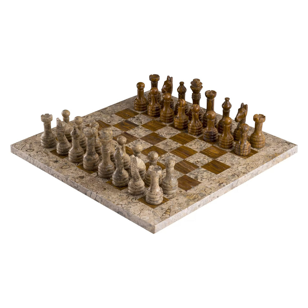 Handcrafted Dust & Old Copper Chess (15x15)