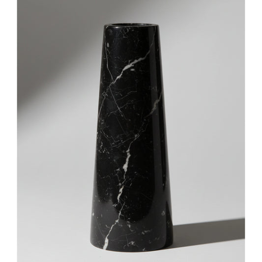 Black Marble Vase